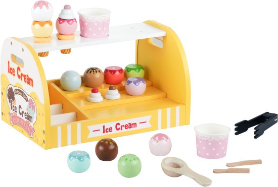 דוכן גלידה מעץ Pit Toys