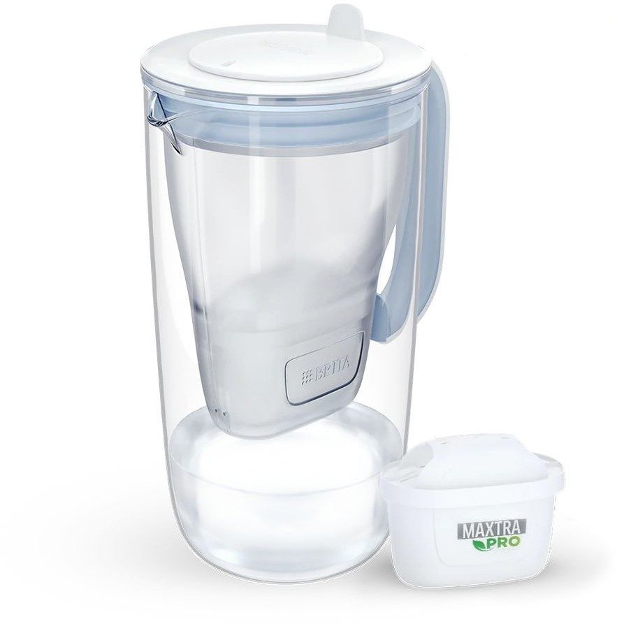 קנקן מים מזכוכית 2.5 ליטר Brita Glass + פילטר Maxtra Pro Taste & Protect Expert