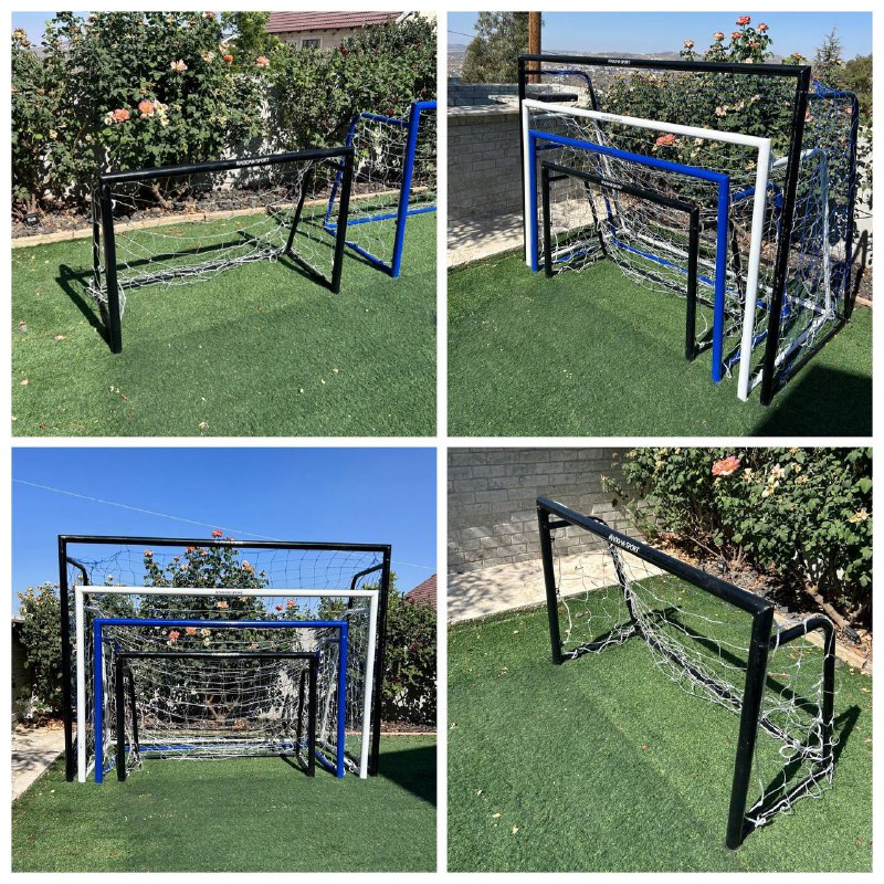 שערי כדורגל מברזל מגולוון מבית Hadar Sport