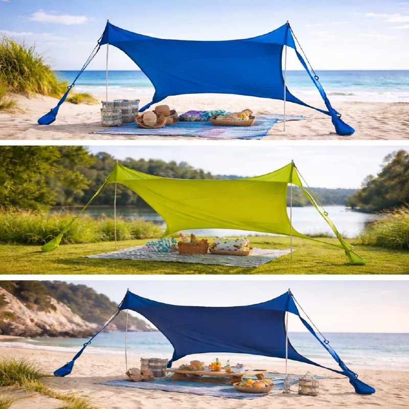 צילייה לים 3×3 מבית Swiss Sky בשלושה צבעים לבחירה SHADE