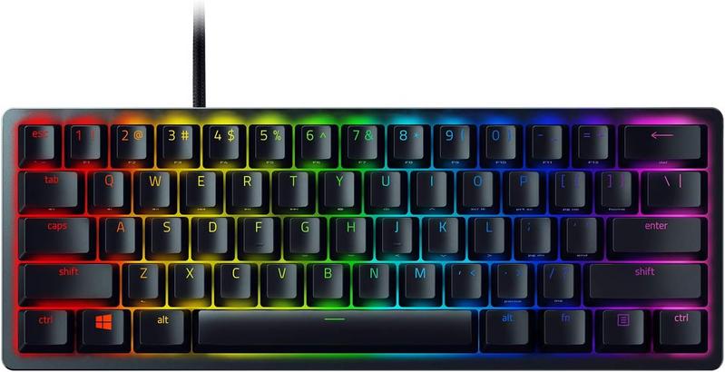 מקלדת גיימינג קומפקטית Razer Huntsman Mini 60%