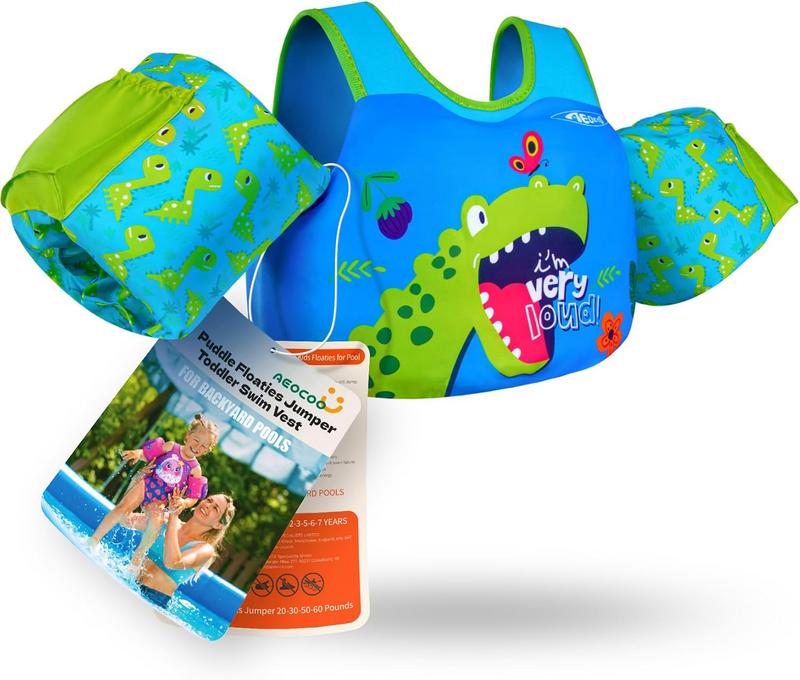 אפוד ציפה לילדים AEOCOO Puddle Float Jumper בשתי מידות לבחירה