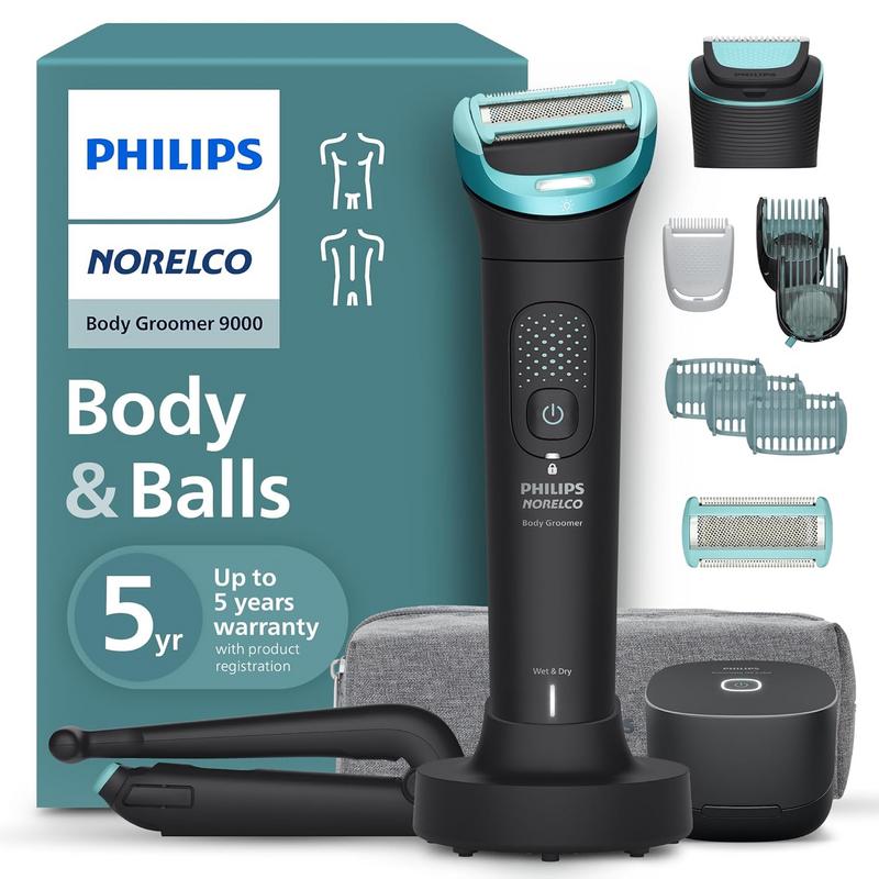 מכונת גילוח ועיצוב גוף נטענת Philips Norelco Body Groomer 9000 BG9485/50