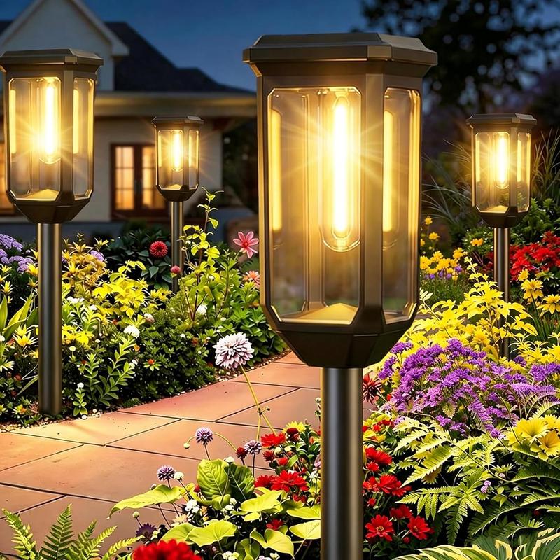 תאורת שביל סולארית לגינה (סט 8 יחידות) Tenmiro