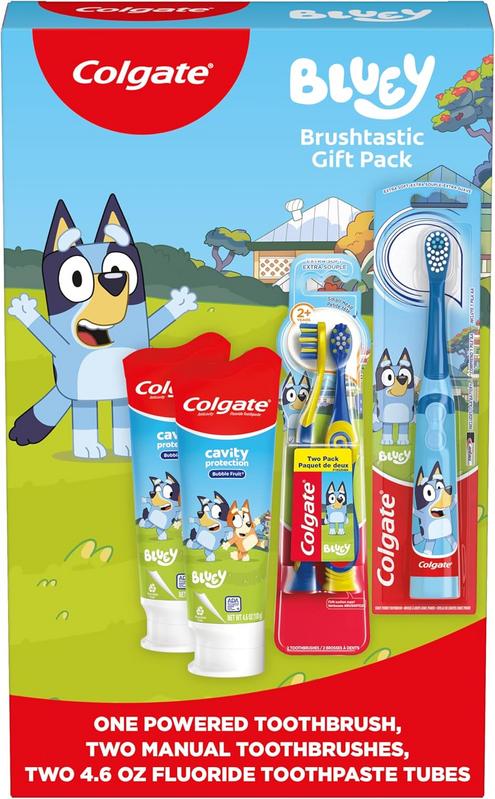 ערכת צחצוח שיניים לילדים קולגייט Bluey