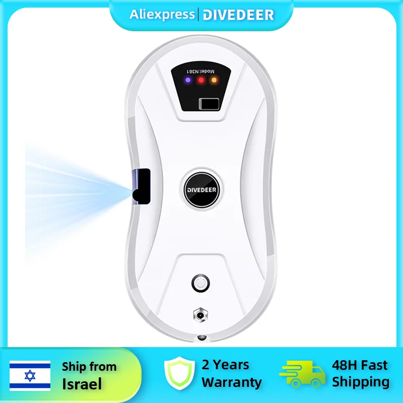 רובוט לשטיפת חלונות אוטומטי חכם עם שלט רחוק