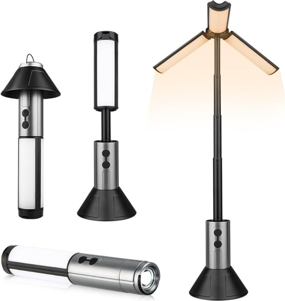 עששית טלסקופית נטענת 6 ב-1 מבית I-CAMP