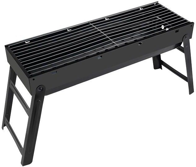 גריל פחמים מתקפל מנירוסטה 60X20X32 ס"מ מבית Amgazit