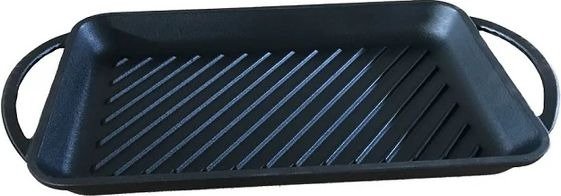 פלאנצ'ת פסים מלבנית מצופה אמייל 32×22 ס"מ CARNE – שחור