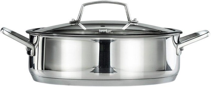 סיר סוטאז' מנירוסטה 28 ס"מ 4.8 ליטר סדרת Q מבית Food Appeal