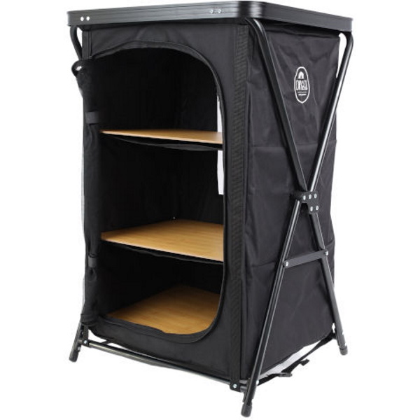 ארון שירות מתקפל עם יחידת אחסון Camp&Go Camping Table