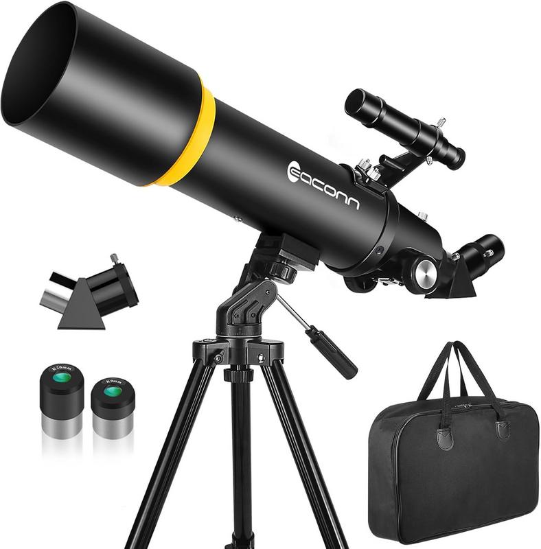 טלסקופ רפרקטור ייחודי למתחילים ולמבוגרים 90mm מבית EACONN
