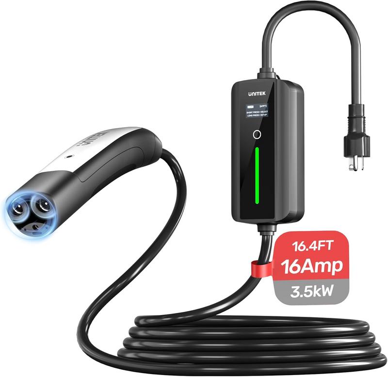 מטען קיר נייד לרכב חשמלי Unitek Level 1 & 2 Tesla Wall Charger