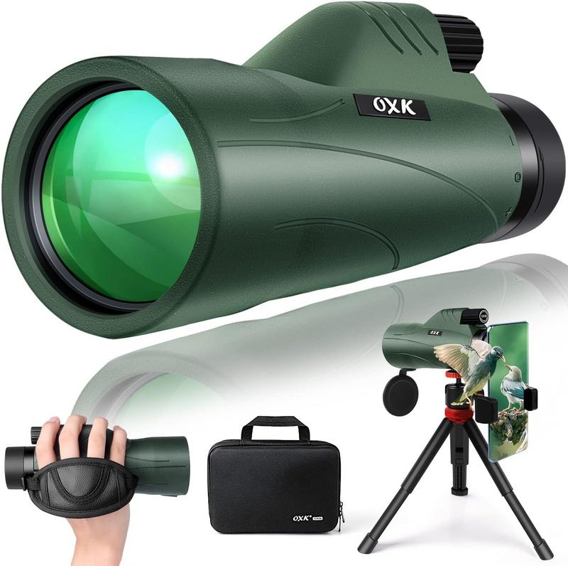 טלסקופ מונוקולרי עוצמתי 12×56 למבוגרים OXK Optics