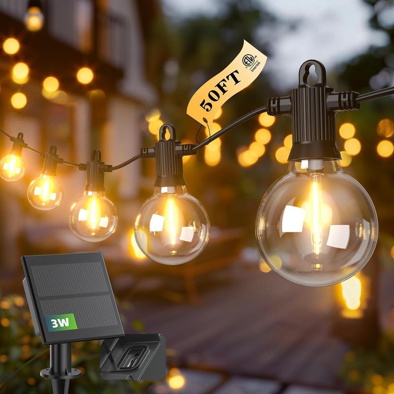 שרשרת תאורה סולארית חיצונית Kawaya Outdoor Solar String Lights