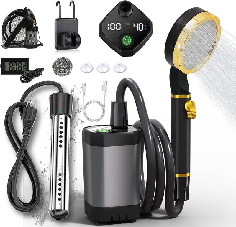 מקלחת ניידת עם דוד חימום BSEED Portable Shower