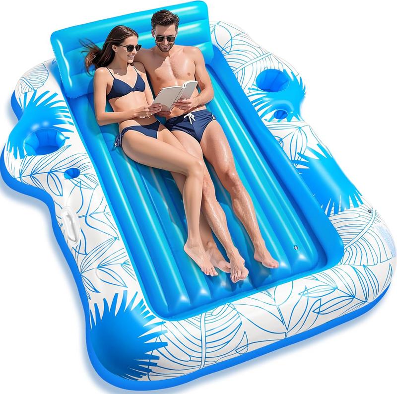 מיטת שיזוף מתנפחת ענקית למבוגרים Inflatable Pool Lounger for Adults