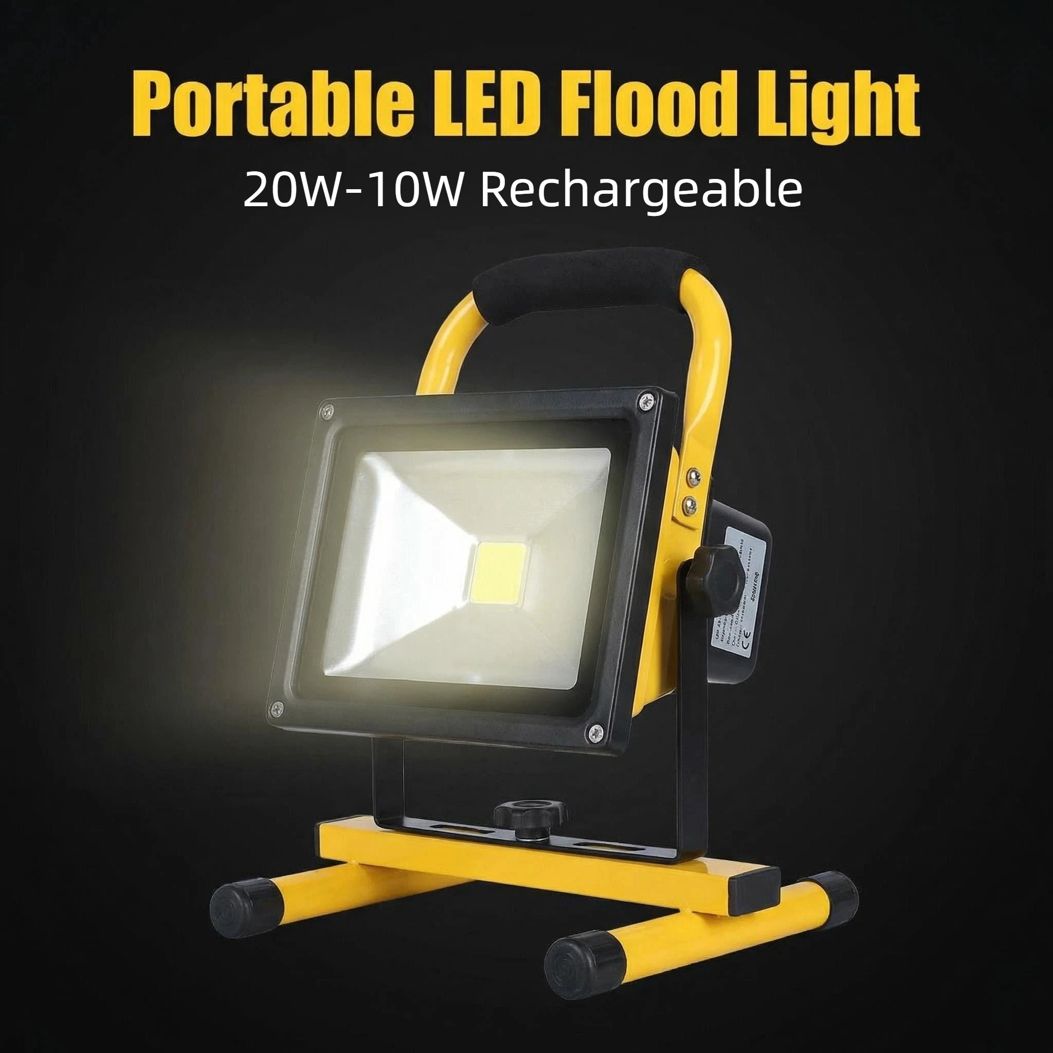 פנס עבודה נטען נייד עם מעמד מתכוונן COLTURA 10W/20W
