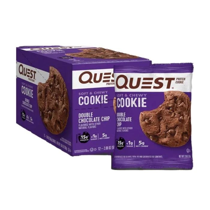 עוגית חלבון קווסט 12 יחידות במארז | Quest protein cookie