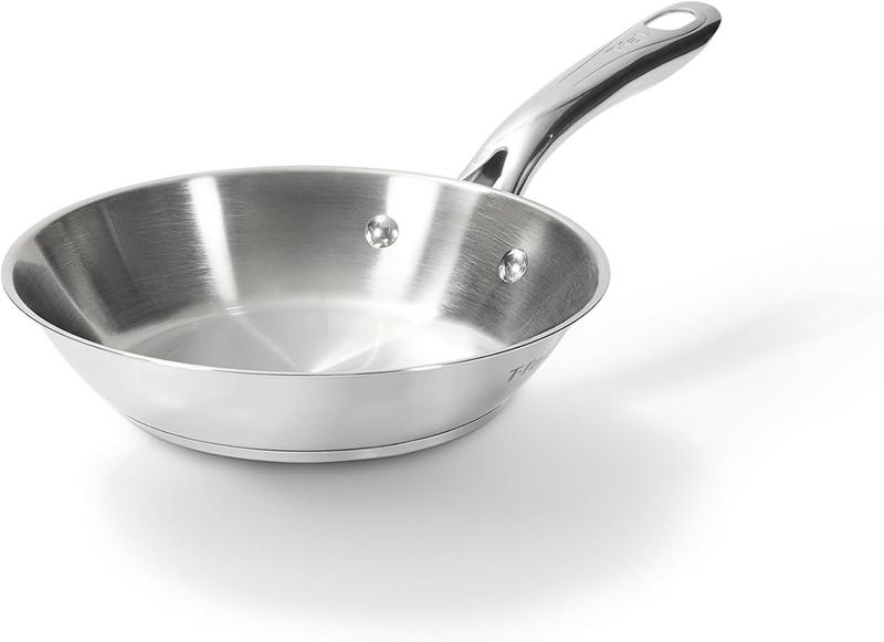 מחבת נירוסטה 21.5 ס"מ T-Fal Gourmet, תואמת אינדוקציה