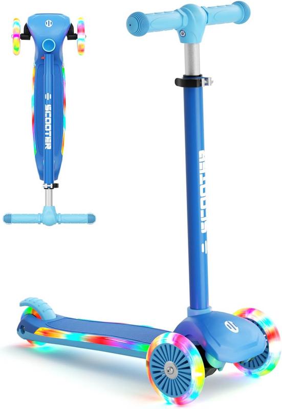 קורקינט 3 גלגלים לילדים XJD עם גלגלים מוארים