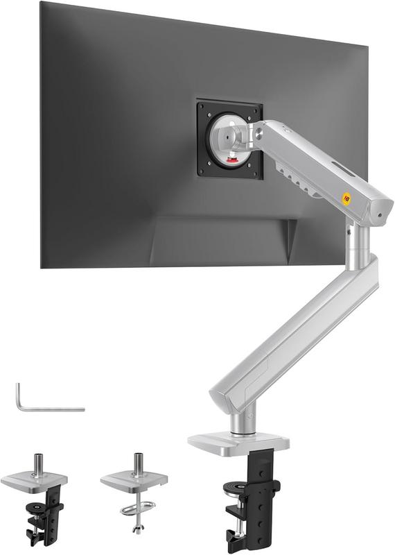זרוע למסך מחשב NB ERGONOMIC SmooVex™ A5 (כסף), התאמה למסכים עד 32 אינץ׳