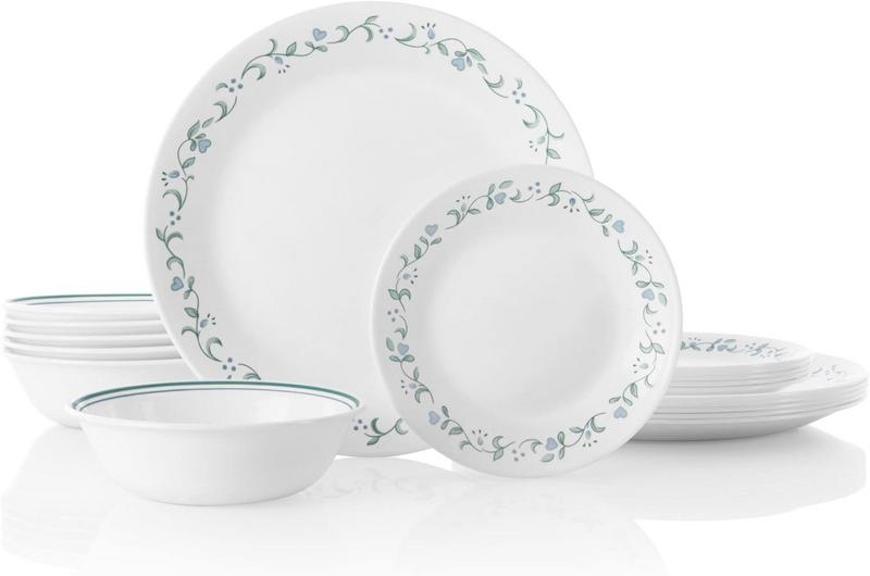 סט כלי אוכל עגולים מזכוכית 18 חלקים Corelle Vitrelle Country Cottage