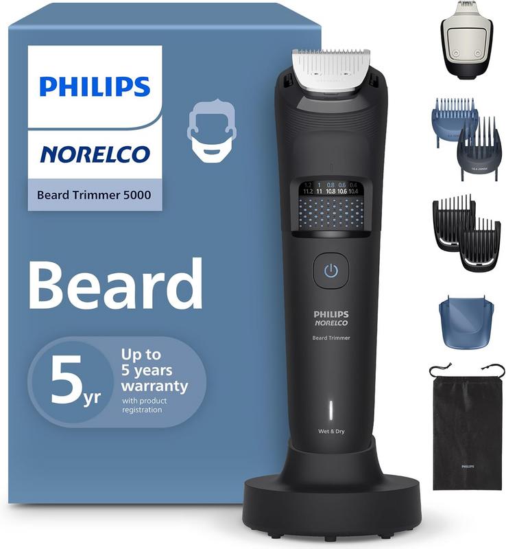 מכונת תספורת זקן Philips Norelco Beard Trimmer 5000 Series