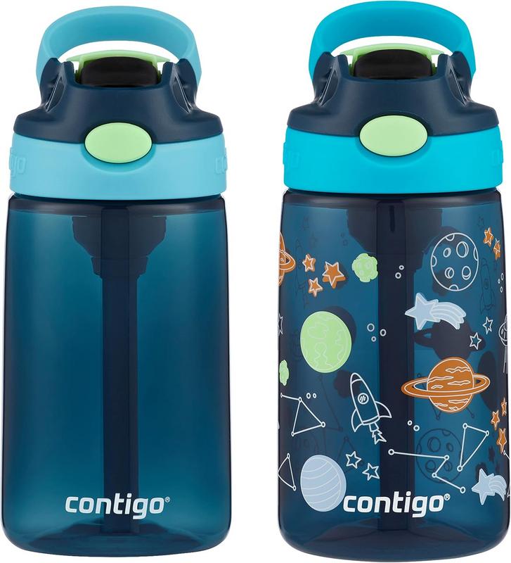 בקבוק מים לילדים עם קשית אוטומטית Contigo AUTOSPOUT 2 ב-1 (14oz/414 מ"ל)