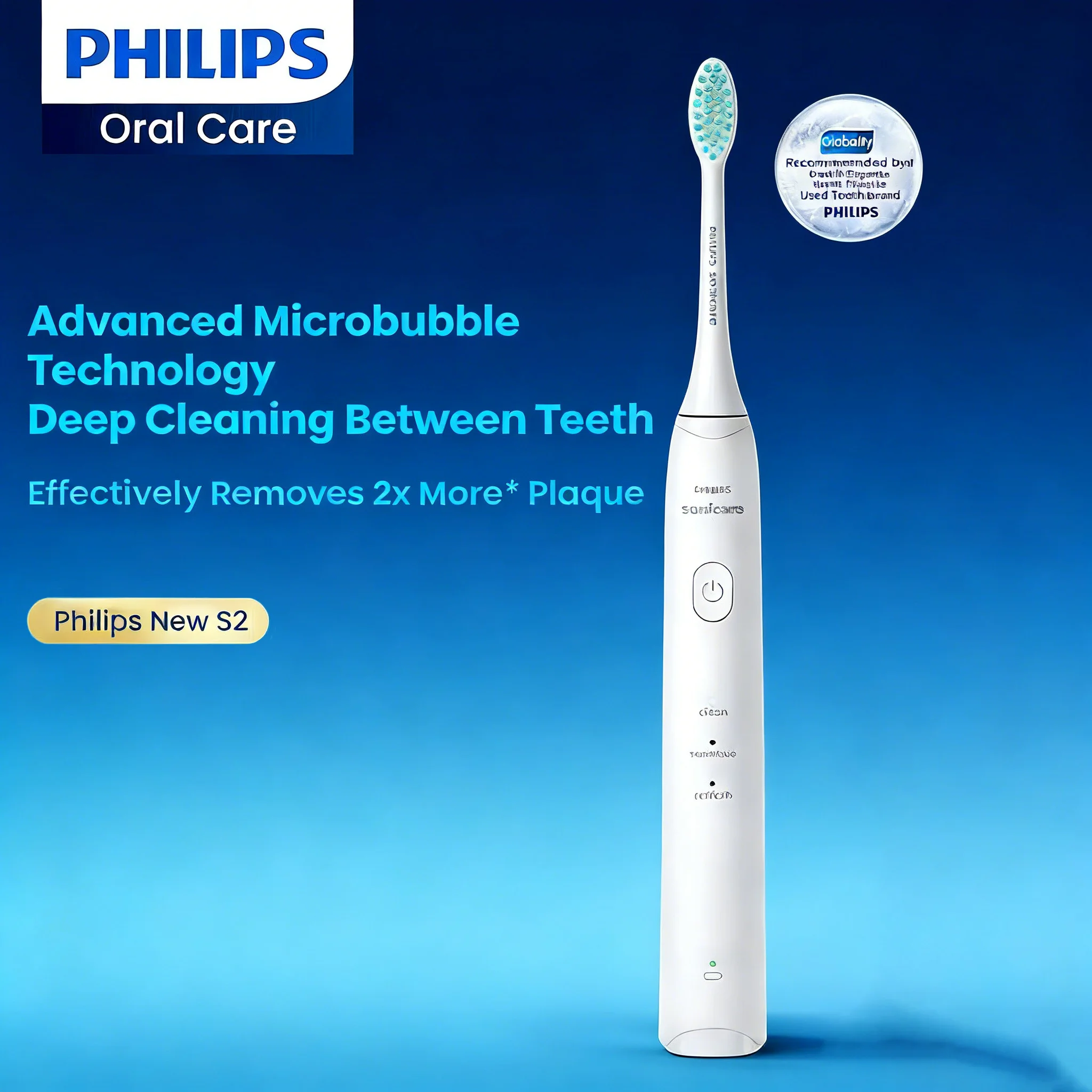 מברשת שיניים חשמלית למבוגרים Philips S Series HX2418 נטענת