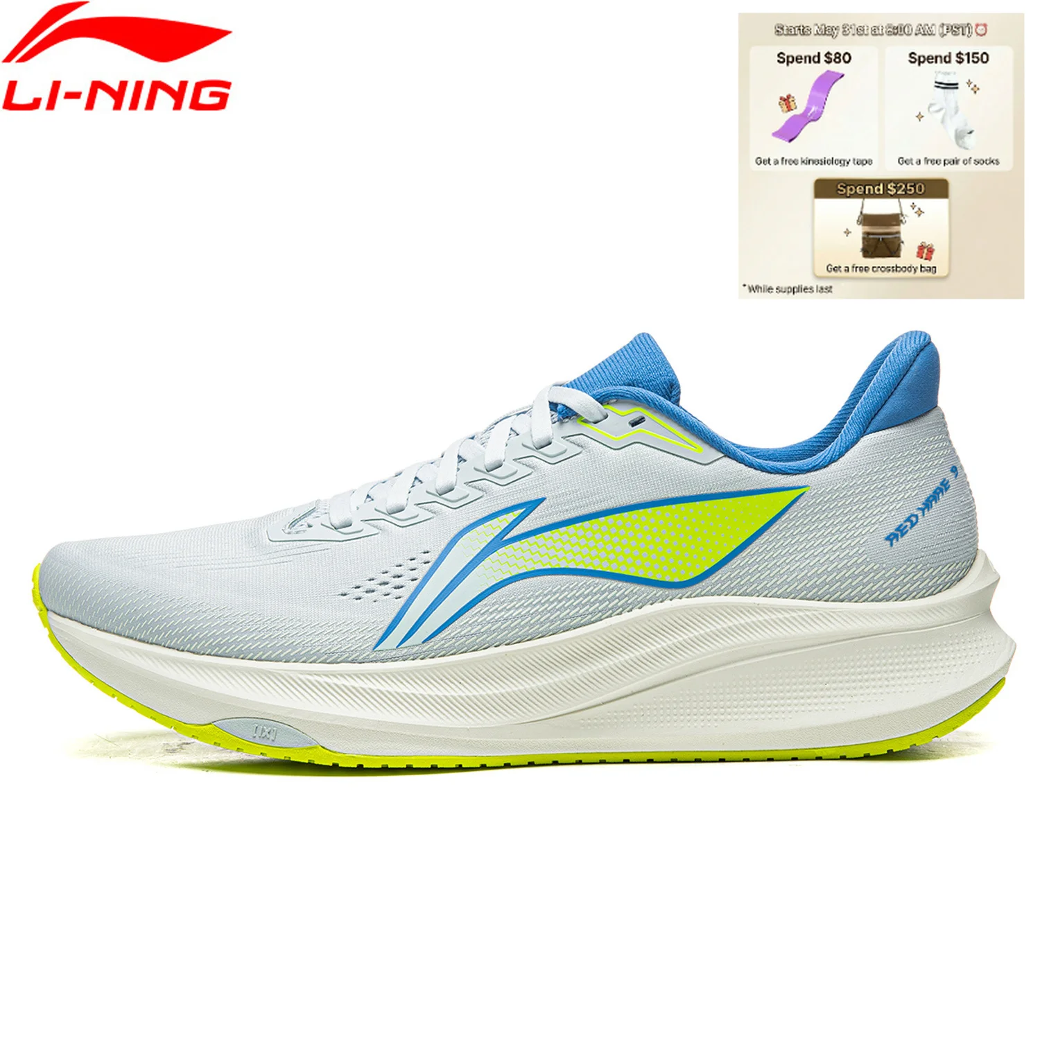 נעלי ריצה לגברים לי נינג Li-Ning RED HARE 9 דגם ARPW003