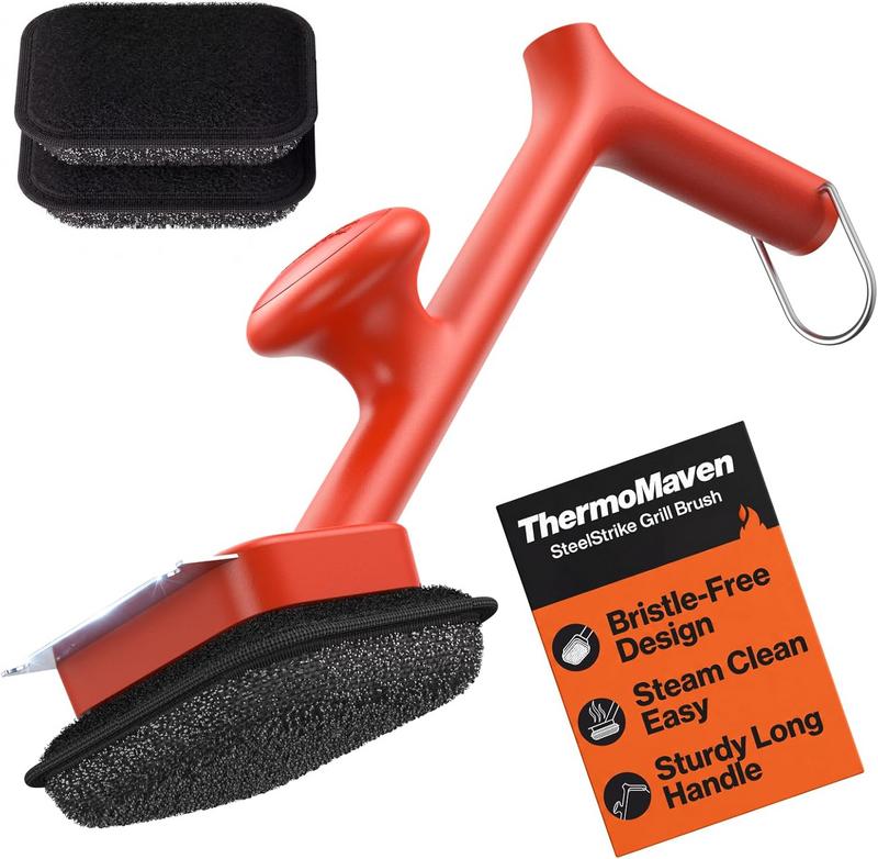 מברשת מנגל ללא סיבי מתכת ThermoMaven Bristle-Free