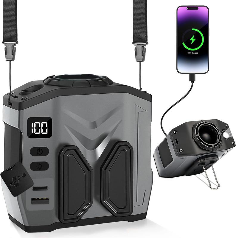 מאוורר קליפס נטען למותן 20000RPM עם סוללה 10000mAh