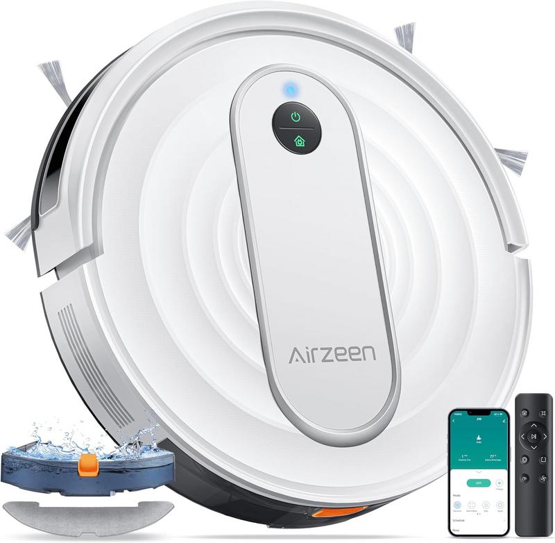 שואב רובוטי משולב שטיפה Airzeen J10