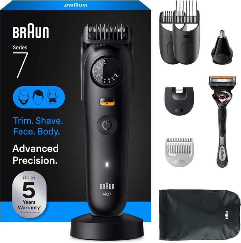 ערכת עיצוב וטיפוח All-in-One לגברים Braun Series 7 AIO 7535