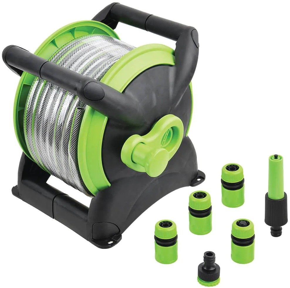 גלגלת השקיה 20 מטר + אביזרים Yard Smith SEM-624201
