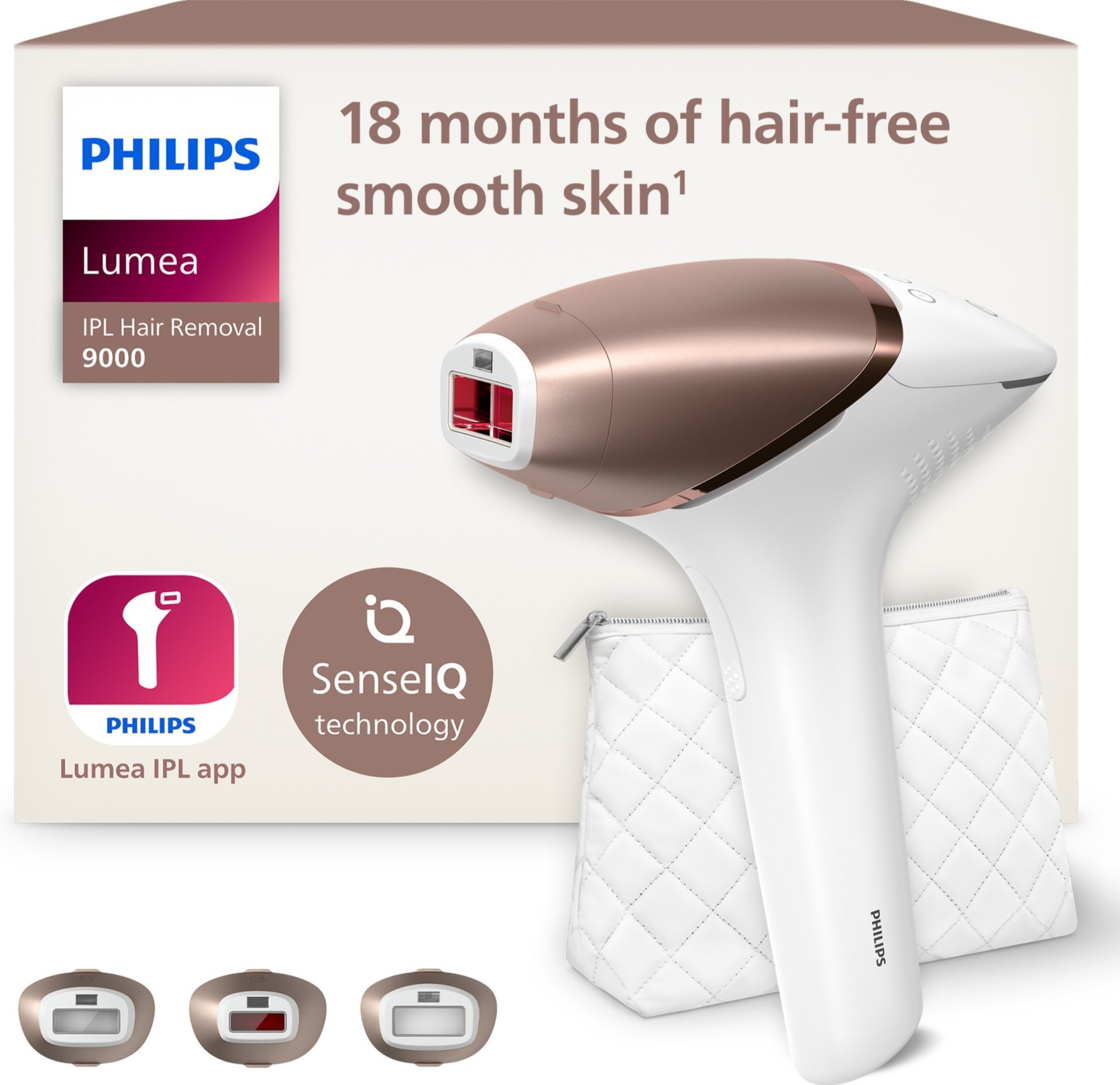 מכשיר הסרת שיער IPL Philips Lumea Series 9000 BRI955/00