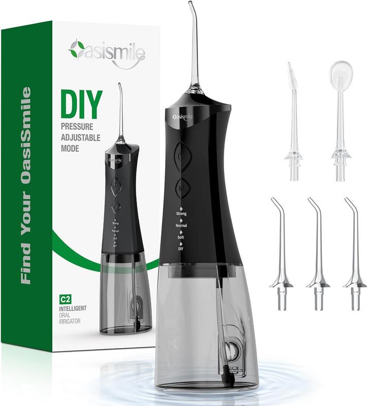 סילונית אלחוטית לשיניים OasiSmile C2 בנפח 350 מ"ל