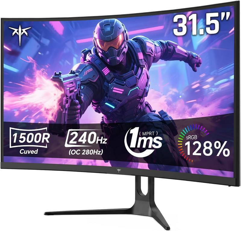 מסך גיימינג קעור 32 אינץ' KTC H32C5, 280Hz