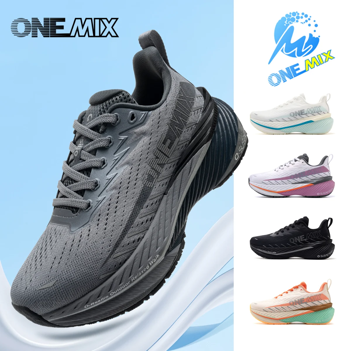 נעלי ריצה שטח לגברים ונשים ONEMIX Cross Country