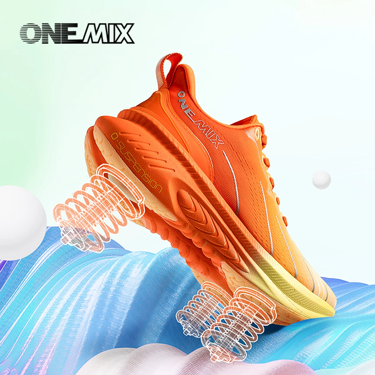 נעלי ריצה ספורטיביות ONEMIX עם בולמי זעזועים