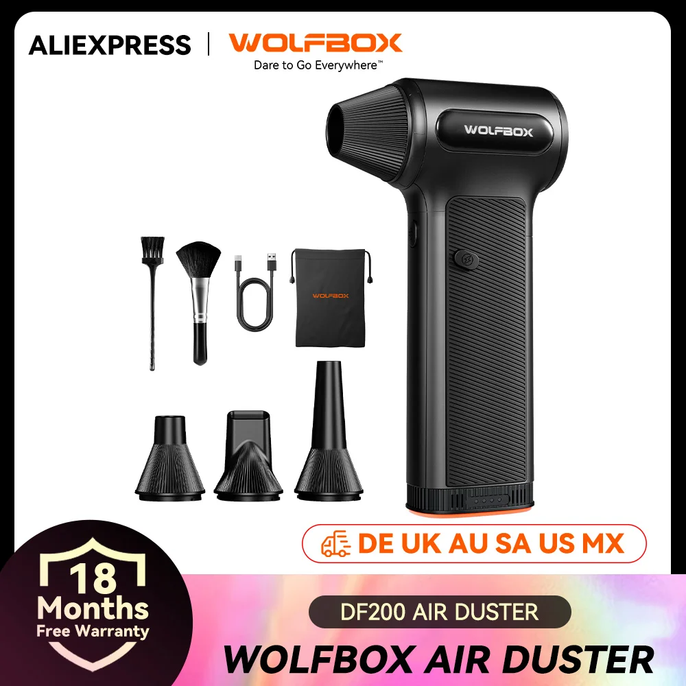 מפוח אוויר נטען WOLFBOX DF200
