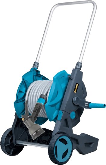 גלגלת השקיה ניידת SPARKS עם צינור 40 מטר