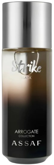 בושם לגבר Assaf Strike Black או דה פרפיום 125 מ"ל