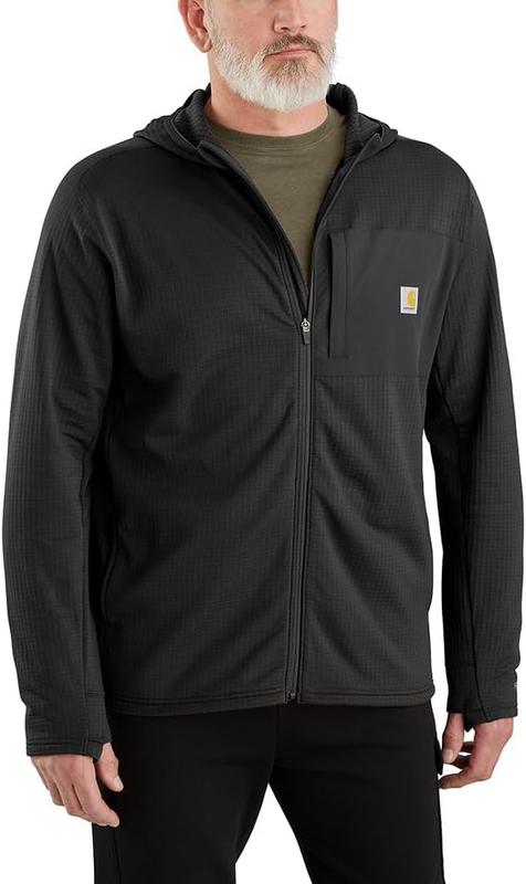 קפוצ'ון רוכסן מלא לגברים Carhartt Force שרוול ארוך