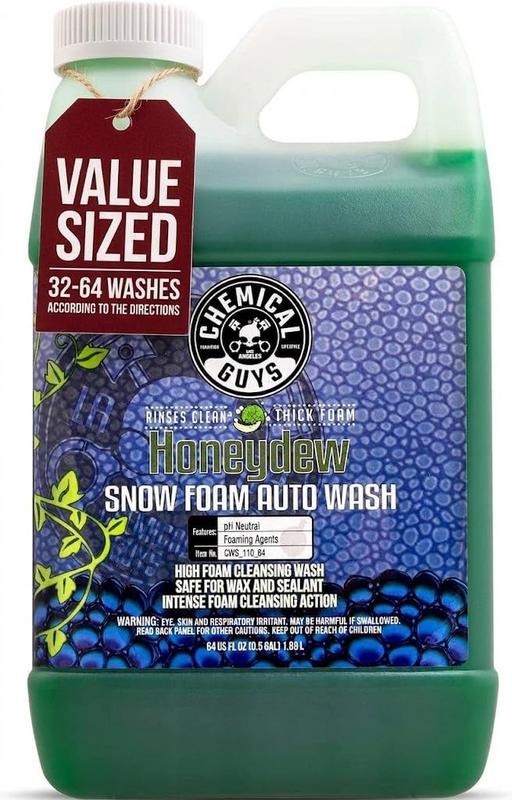 סבון קצף לשטיפת רכב Honeydew Snow Foam מבית Chemical Guys בנפח 1.9 ליטר