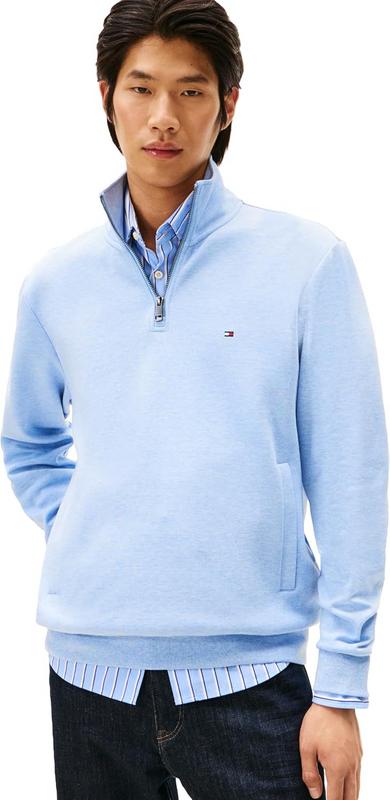 סווטשרט רבע רוכסן לגבר Tommy Hilfiger