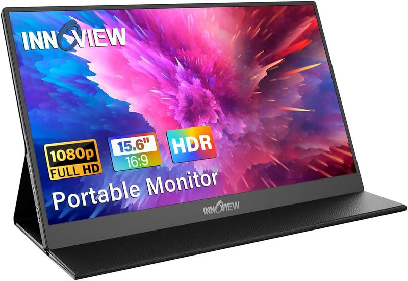 מסך נייד 15.6 אינץ׳ FHD 1080P InnoView עם HDMI ו-USB C