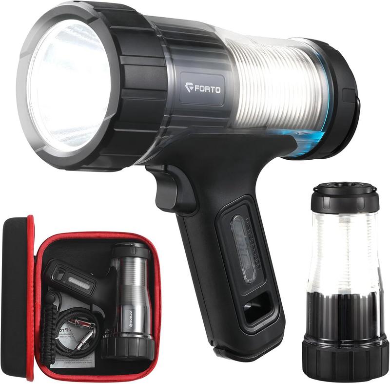 פנס רב-שימושי נטען FORTO 2-in-1 PRO כולל עששית נטענת