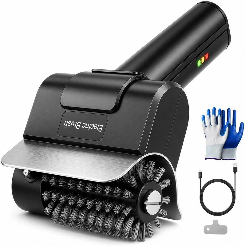 מברשת חשמלית לניקוי גריל אלחוטית 1100RPM לניקוי מנגל
